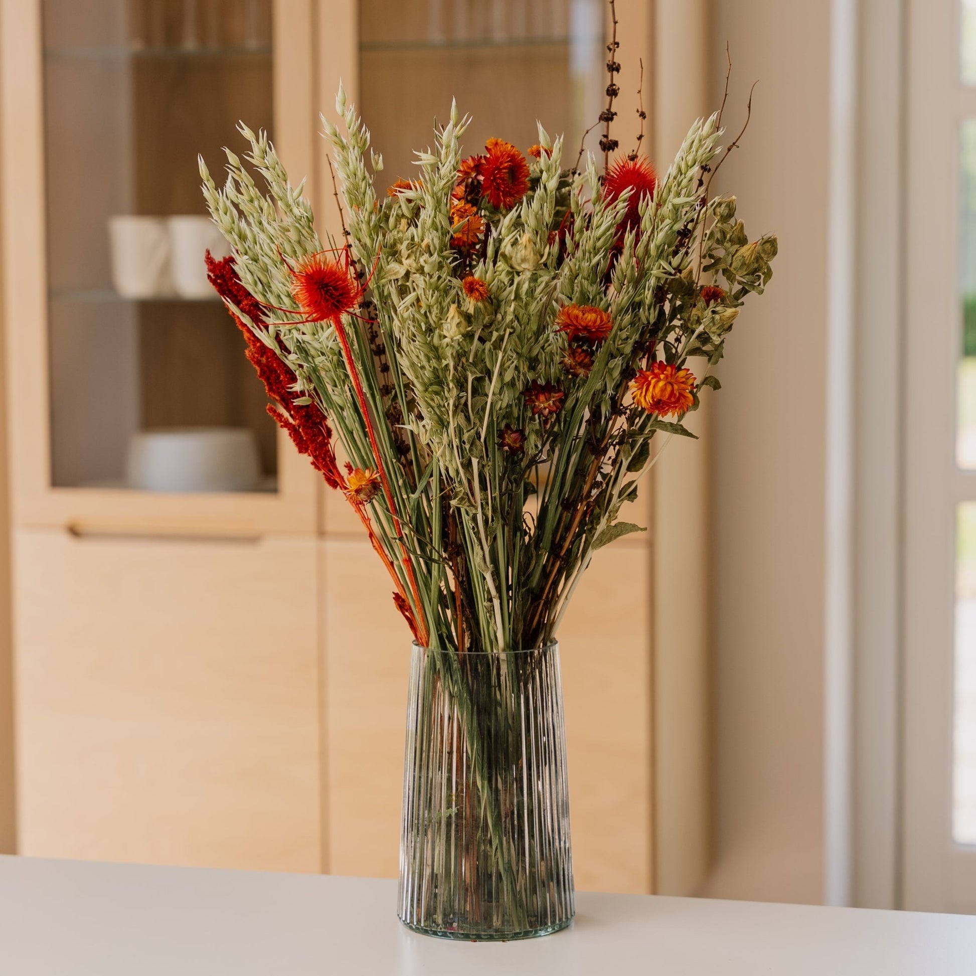 Eeuwigheidsboeket, Maanlicht, H: 55 cm