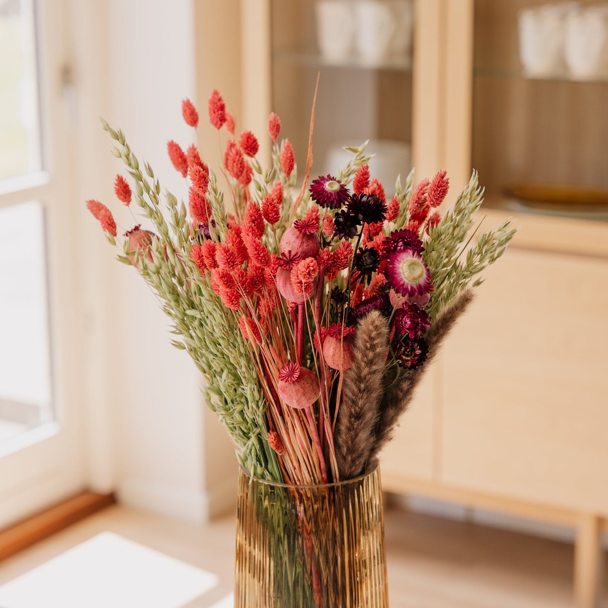 Eeuwigheidsboeket, Zonneschijn, H: 55 cm