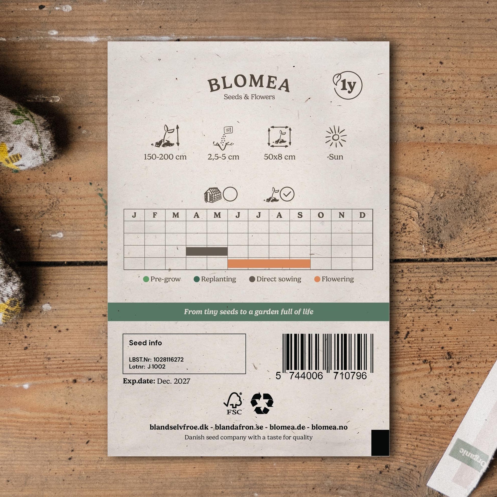 Erwtbloemzaden 'Sweet Pea' - 30 biologische zaden