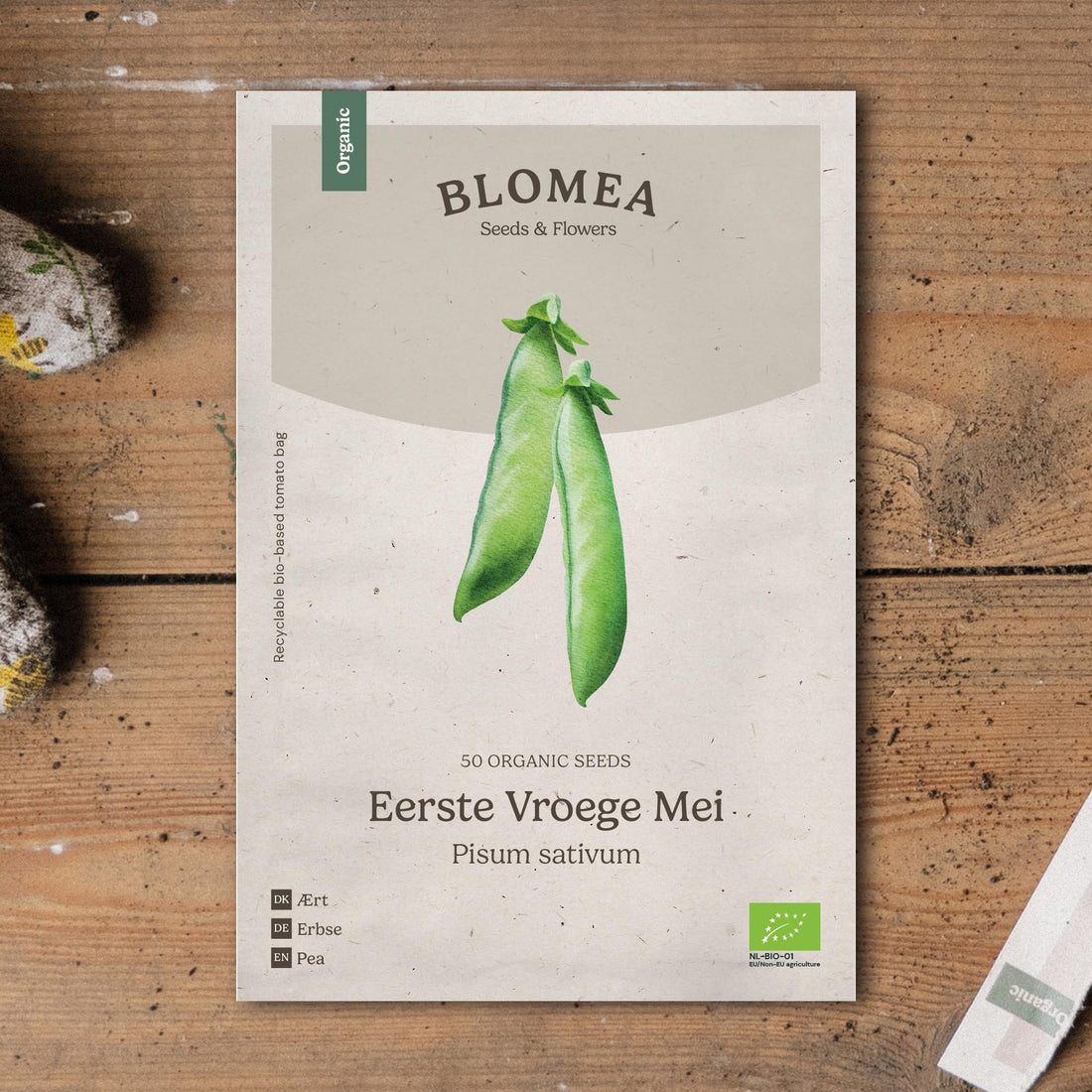 Erwtenzaden 'Eerste Vroege Mei' - 50 biologische zaden