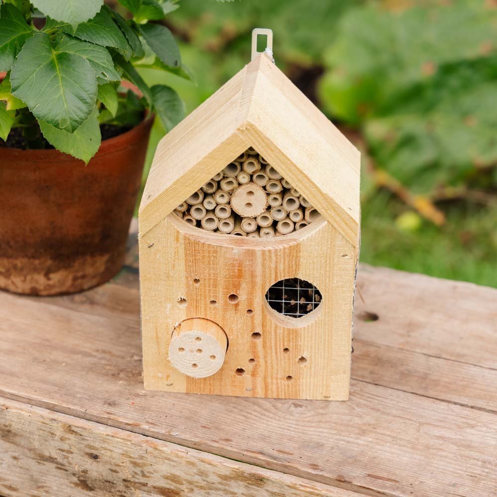 Insectenhotel, natuur, L: 15 cm B: 18 cm H: 28 cm