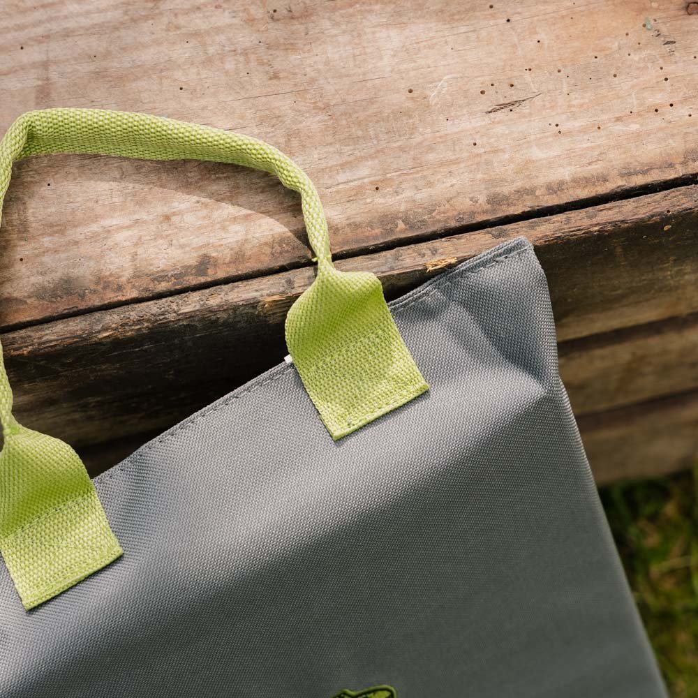 Knielkussen, grijs, L: 40,2 cm B: 26,3 cm