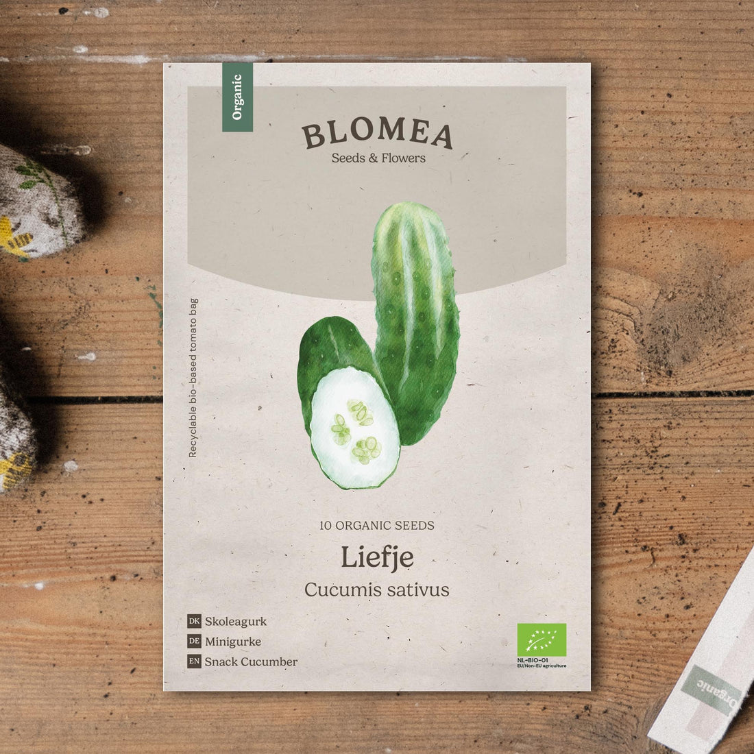 Komkommerzaden 'Liefje' - 10 biologische zaden