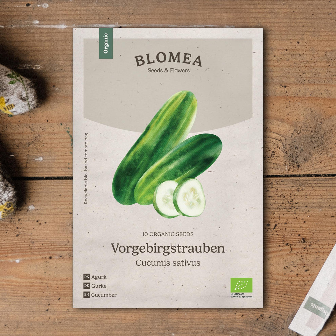 Komkommerzaden 'Vorgebirgstrauben' - 10 biologische zaden