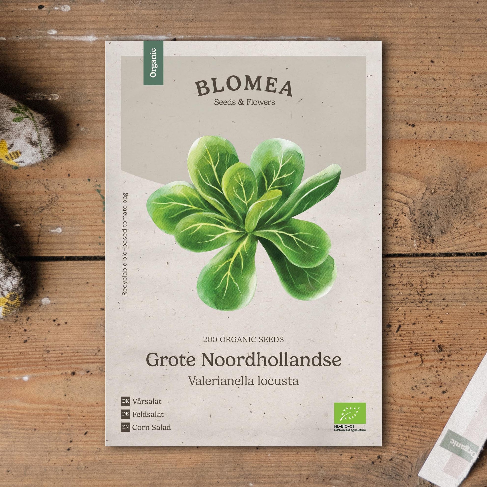 Lentesla zaden 'Grote Noordhollandse' - 200 biologische zaden