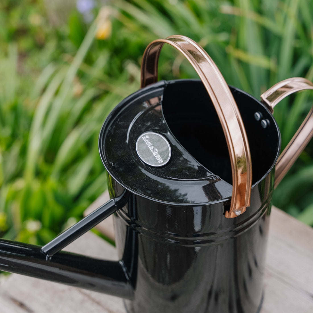 Metalenvandkan, 4,5 L, zwart