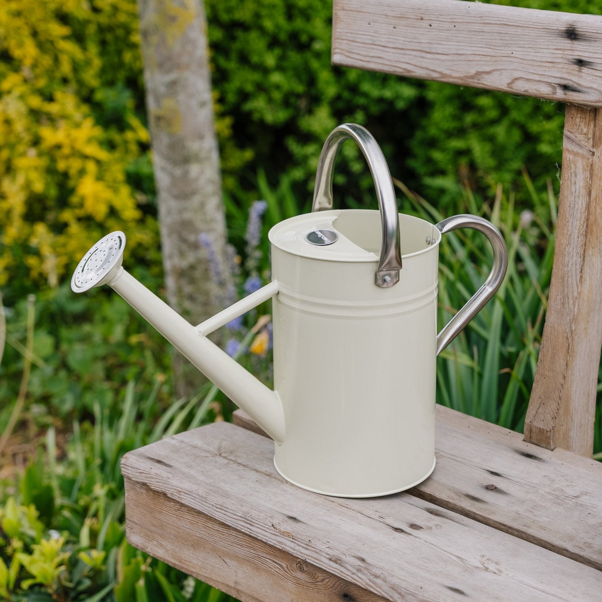 Metalvandkande, 4,5 L, vintage crème