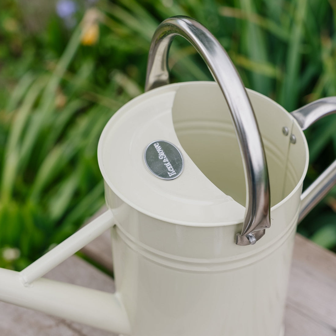 Metalvandkande, 4,5 L, vintage crème