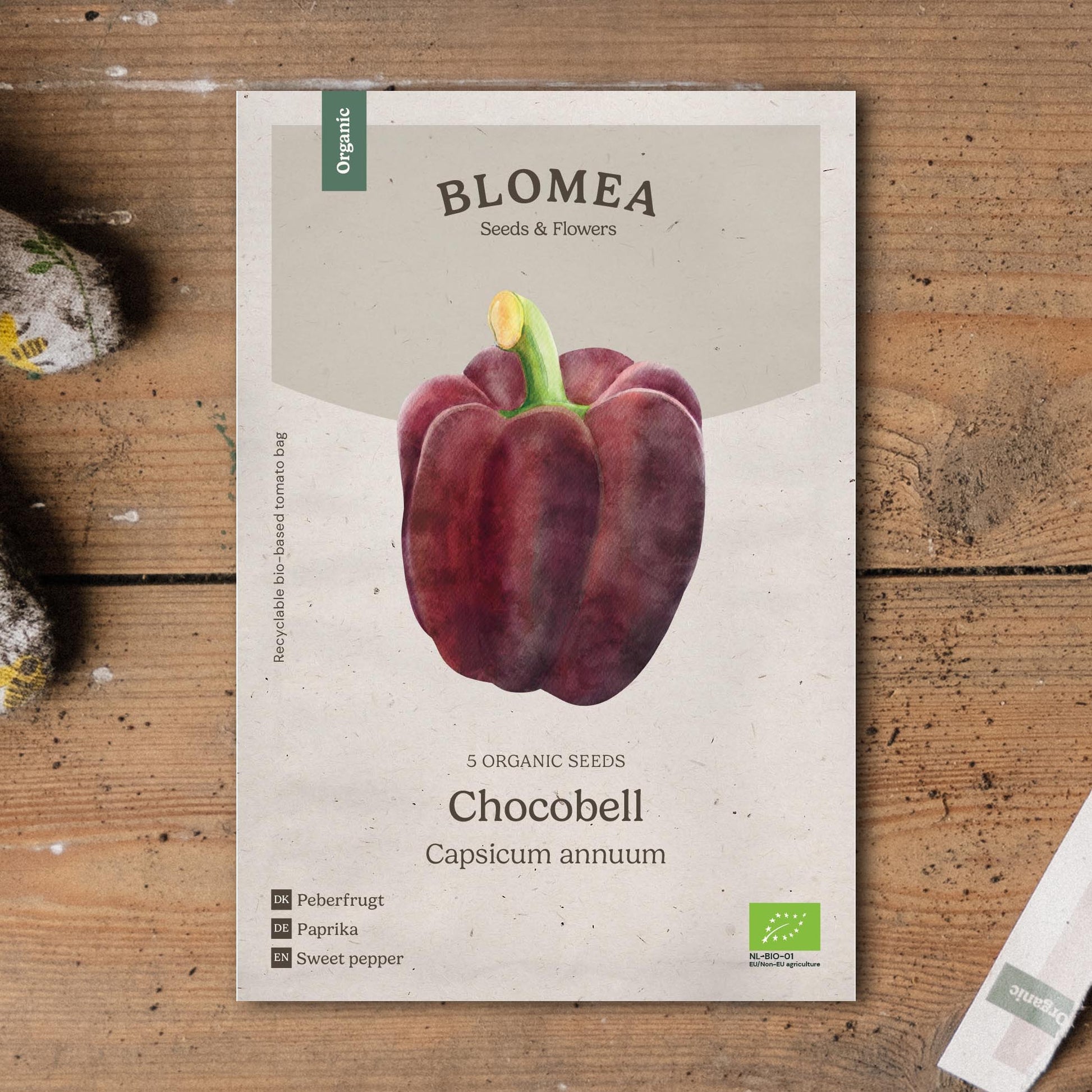 Paprikazaden 'Chocobell' - 5 biologische zaden