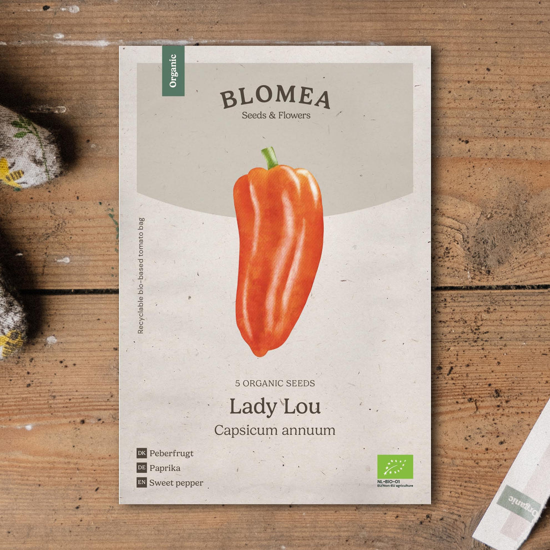 Paprikazaden 'Lady Lou' - 5 biologische zaden