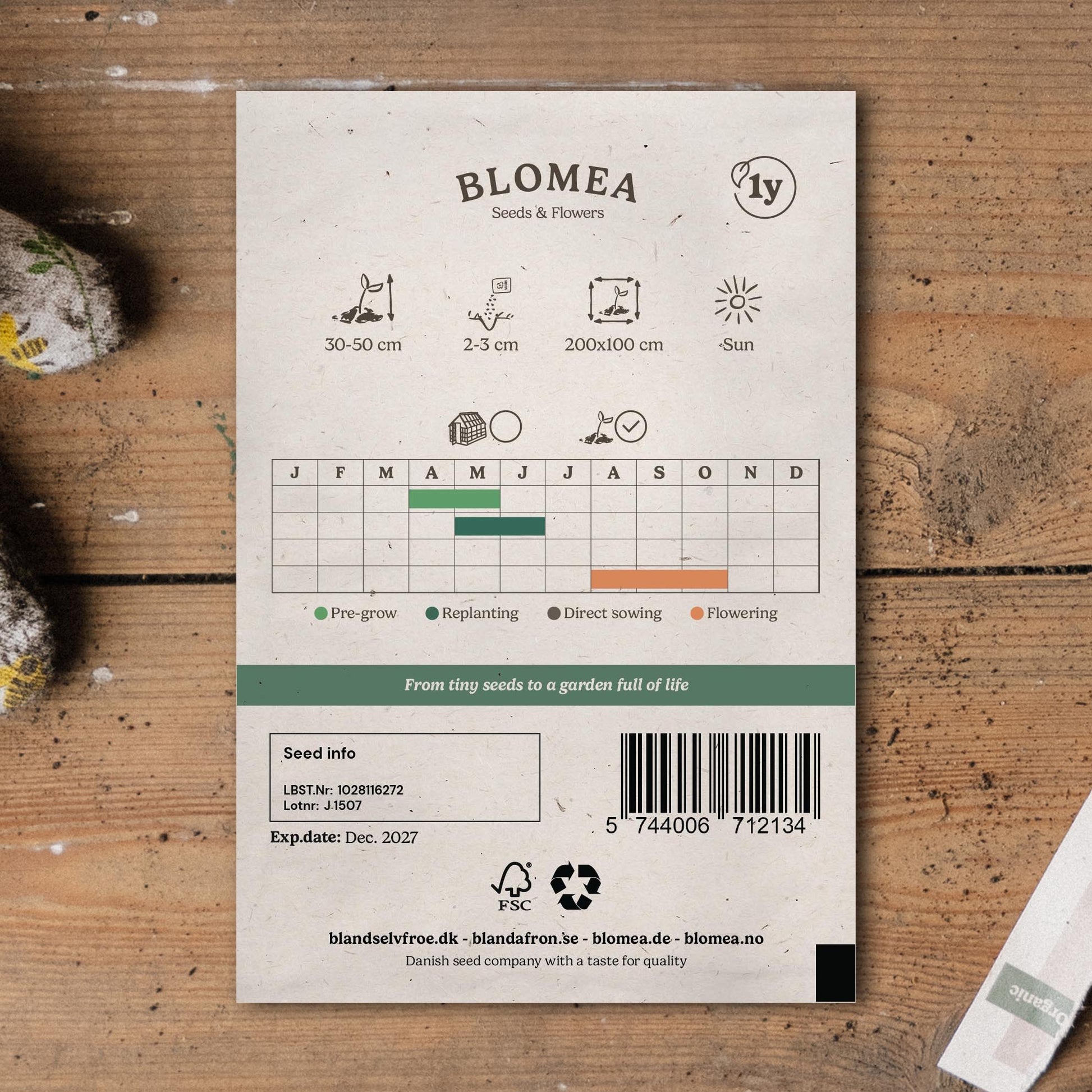 Pompoenzaden 'Bischofsmütze' - 5 biologische zaden