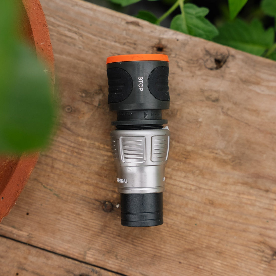 Premium slangkoppeling met waterstop 1/2