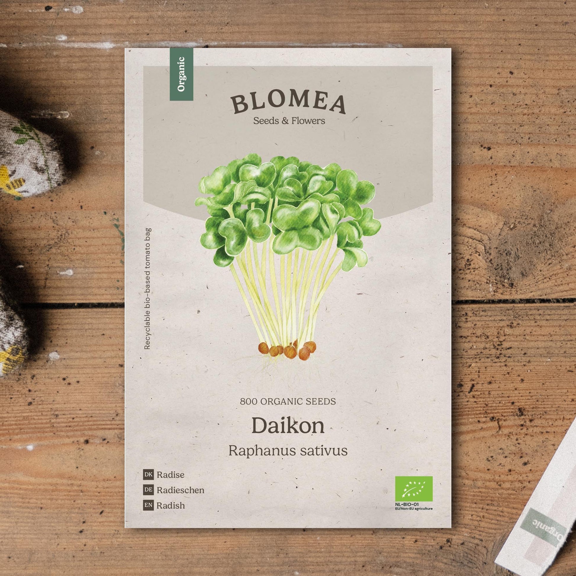 Radijs microgroente zaden - 800 biologische zaden