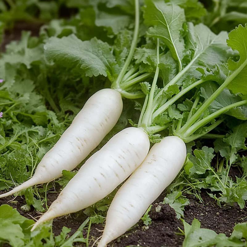 Radijszaden 'White Icicle' - 50 biologische zaden