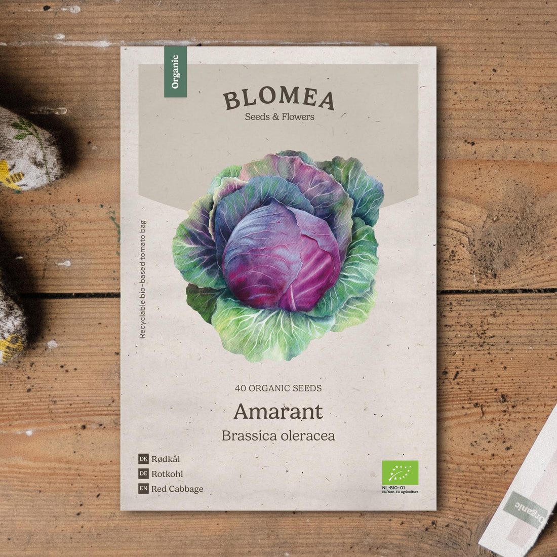 Rode koolzaden 'Amarant' - 40 biologische zaden