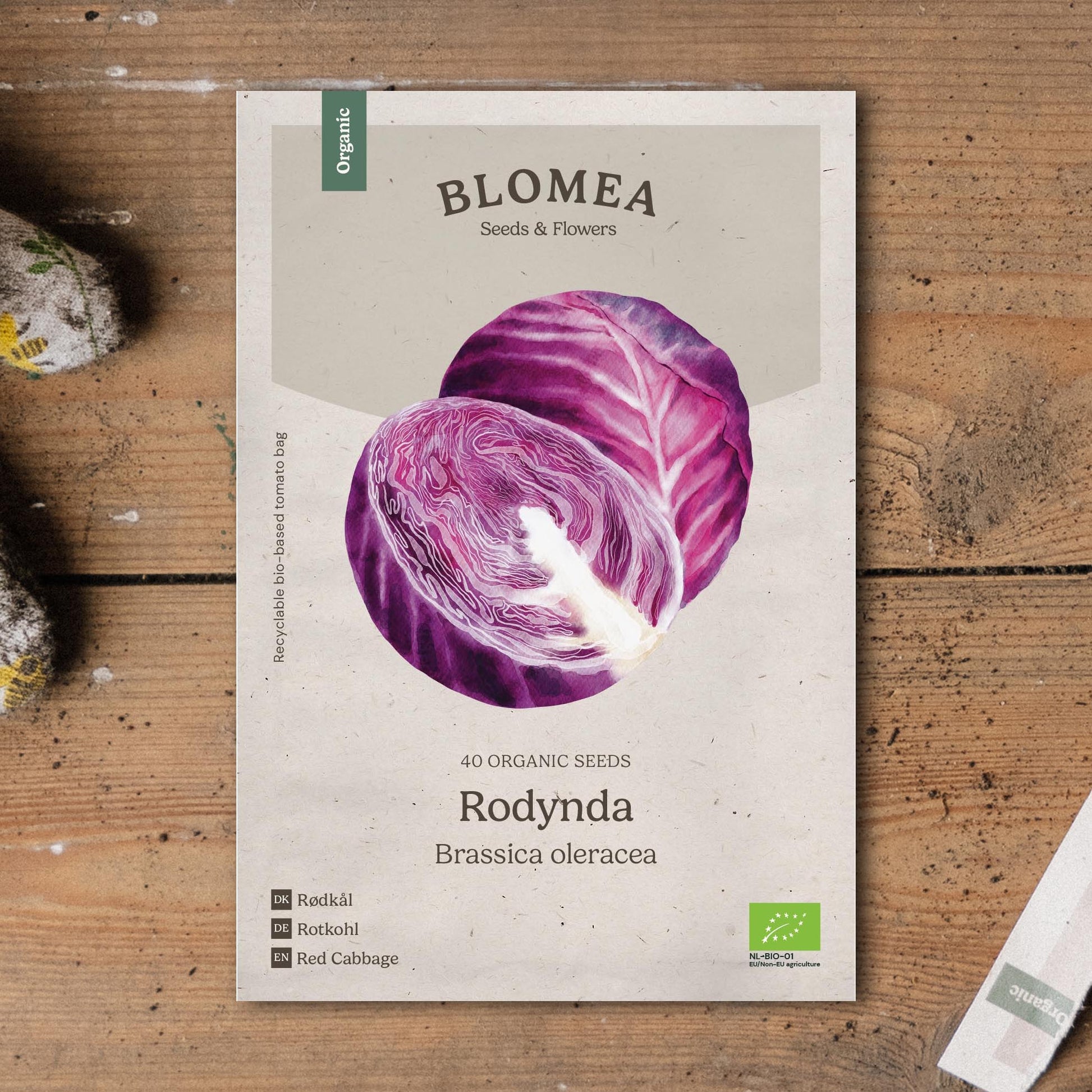 Rode koolzaden 'Rodynda' - 40 biologische zaden