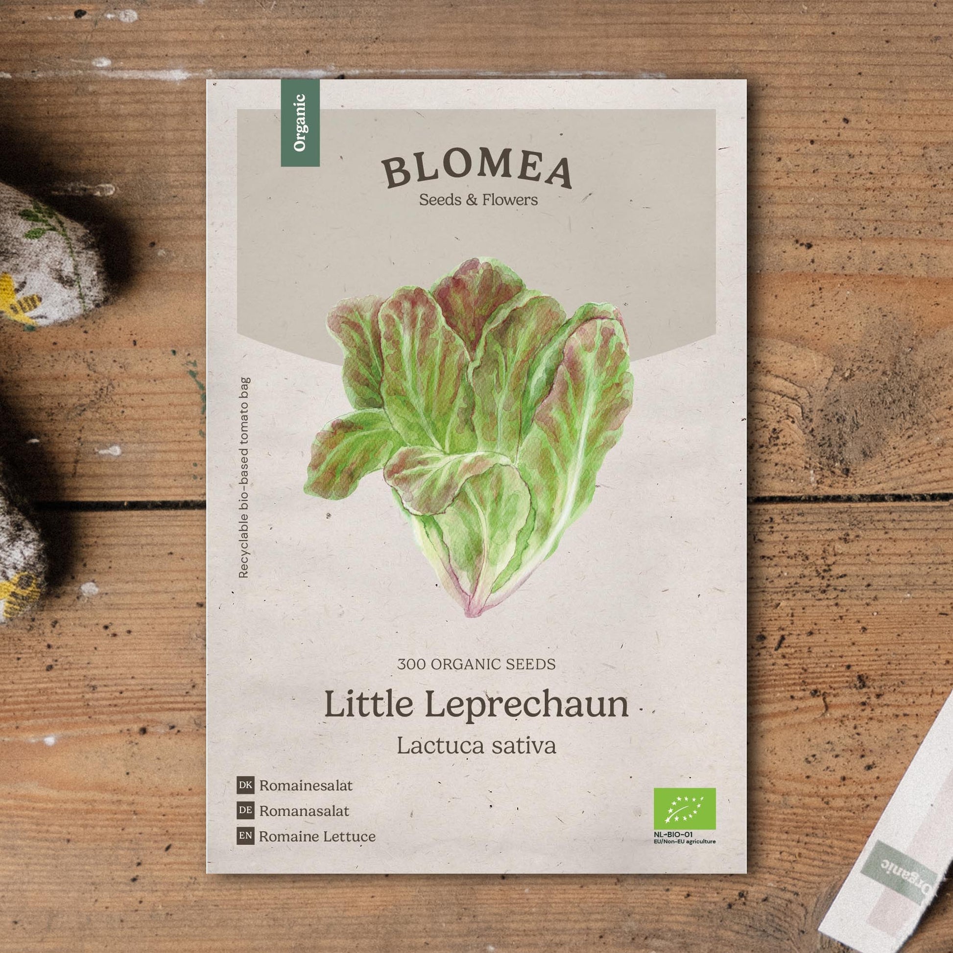 Romeinse sla zaden 'Little Leprechaun' - 300 biologische zaden