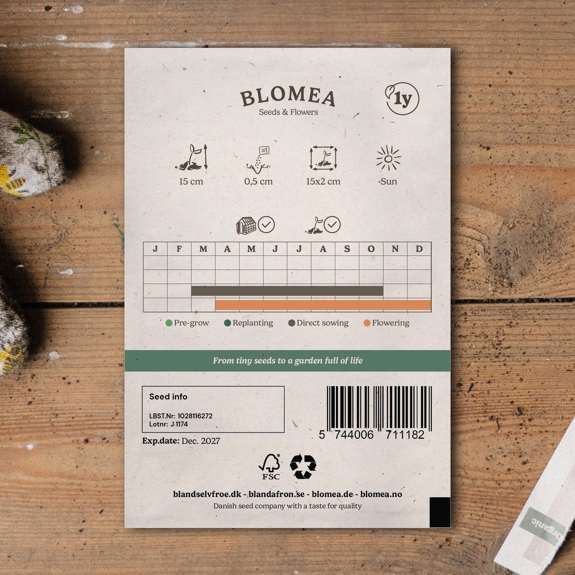 Rucola zaden 'Esmee' - 300 biologische zaden