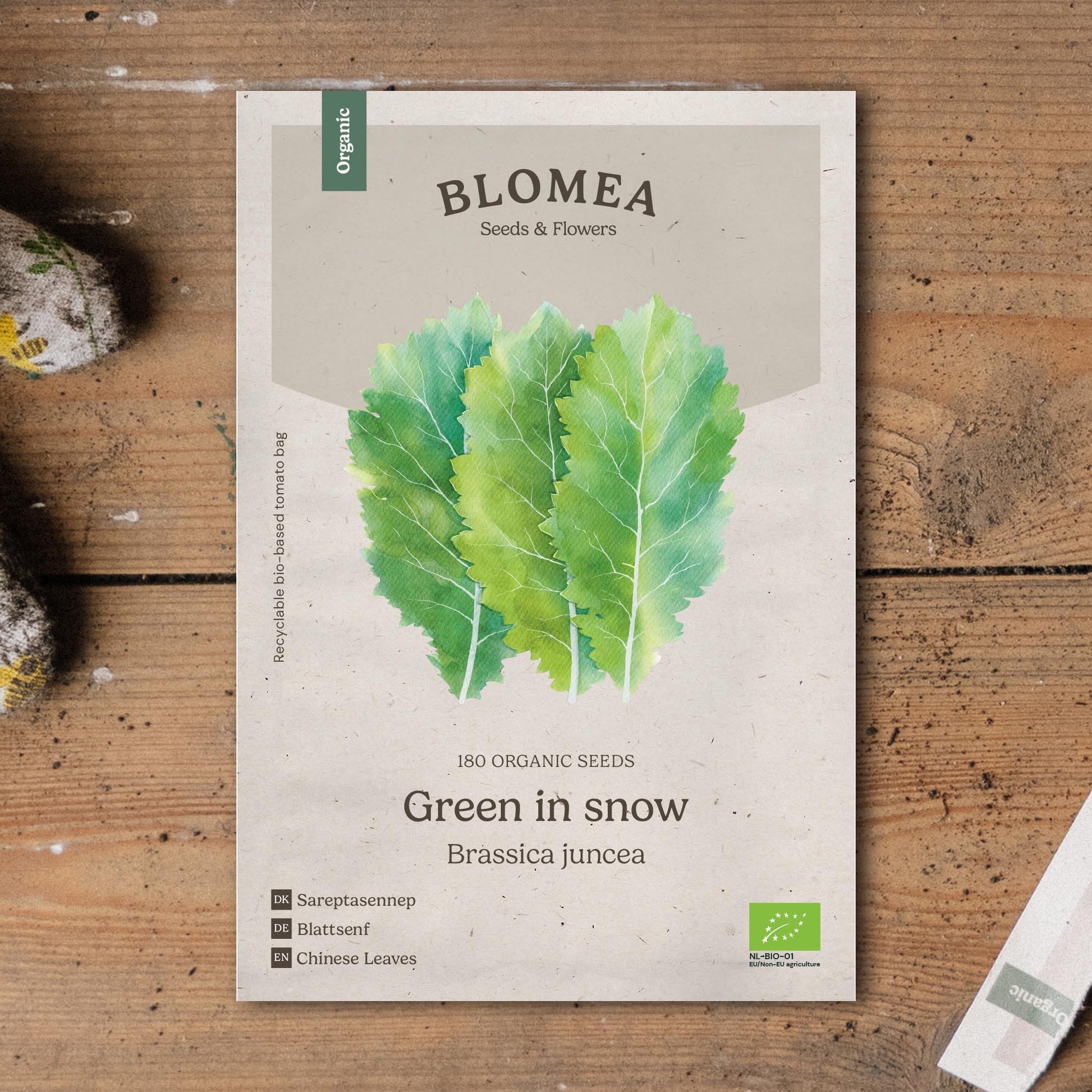 Sarepta mosterdzaden 'Green in snow' - 180 biologische zaden