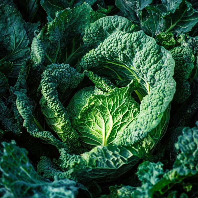 Savooiekoolzaden 'Dunkelgrüner Putjes' - 40 biologische zaden