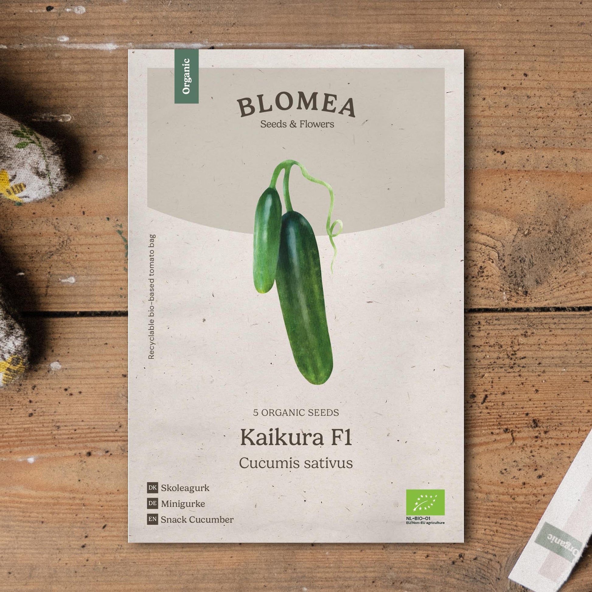 Schoolkomkommer 'Kaikura F1' - 5 biologische zaden