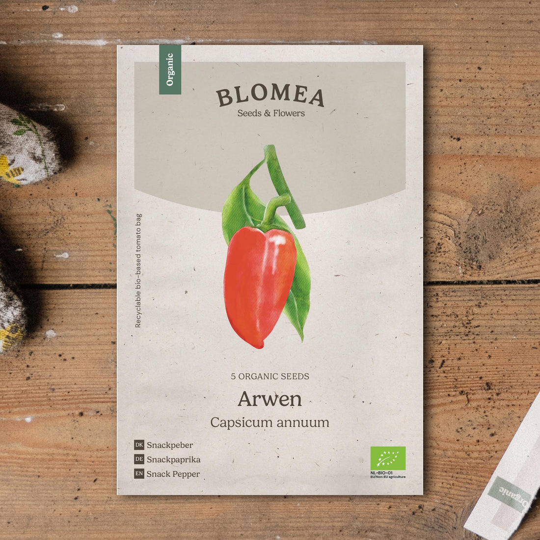 Snackpaprikazaden 'Arwen' - 5 biologische zaden