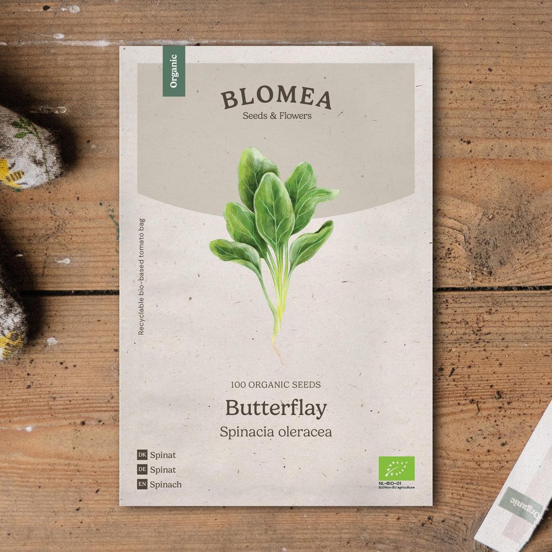 Spinaziezaden 'Butterflay' - 100 biologische zaden