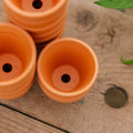 Terracottapot 4/5 cm, 12 stuks.