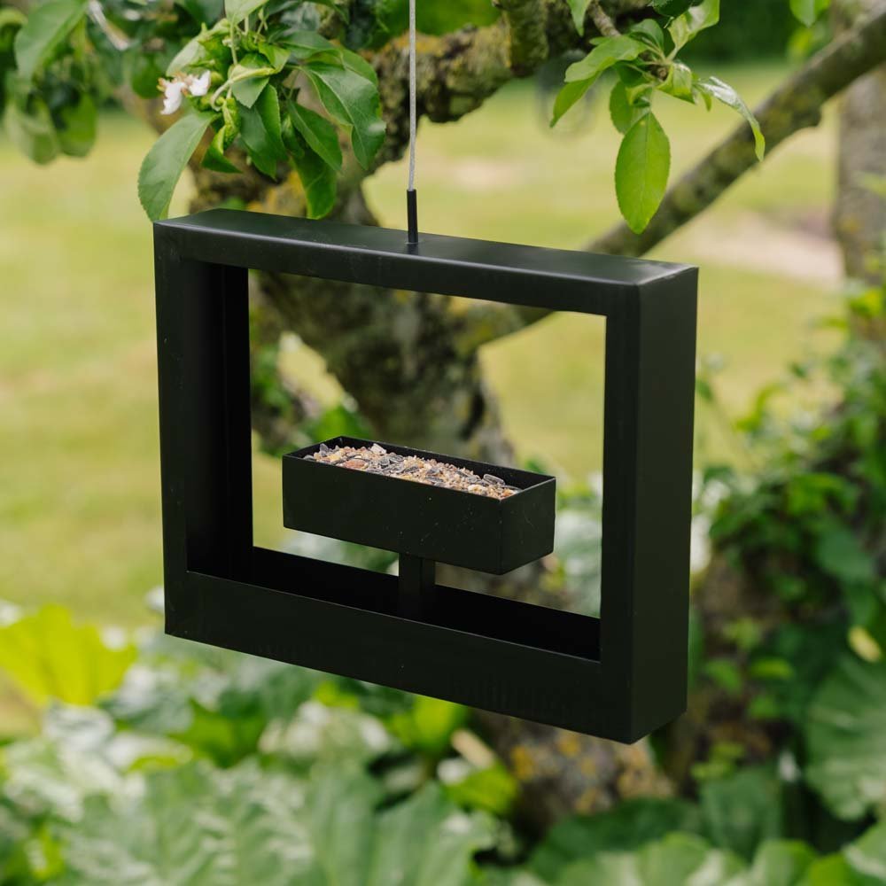 Voederstation vierkant, L: 30 cm B: 6 cm H: 23 cm