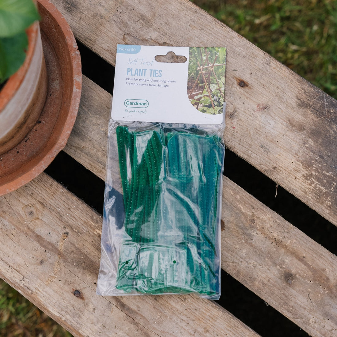 Zachte twistbanden 15 cm, 50 stuks.