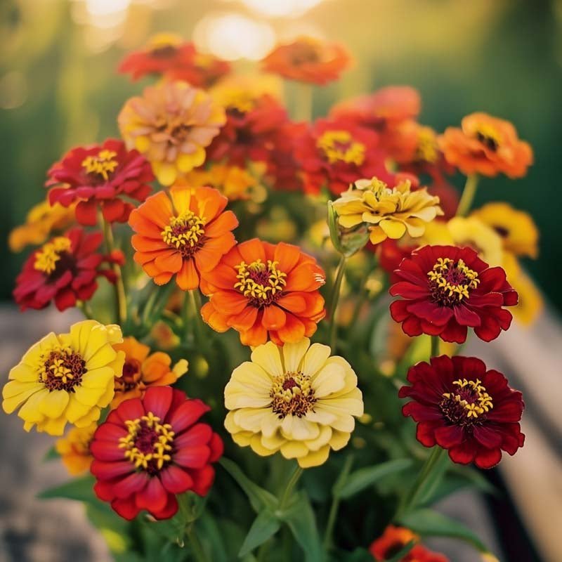Zinnia zaden 'Summer in Orange' - 50 biologische zaden