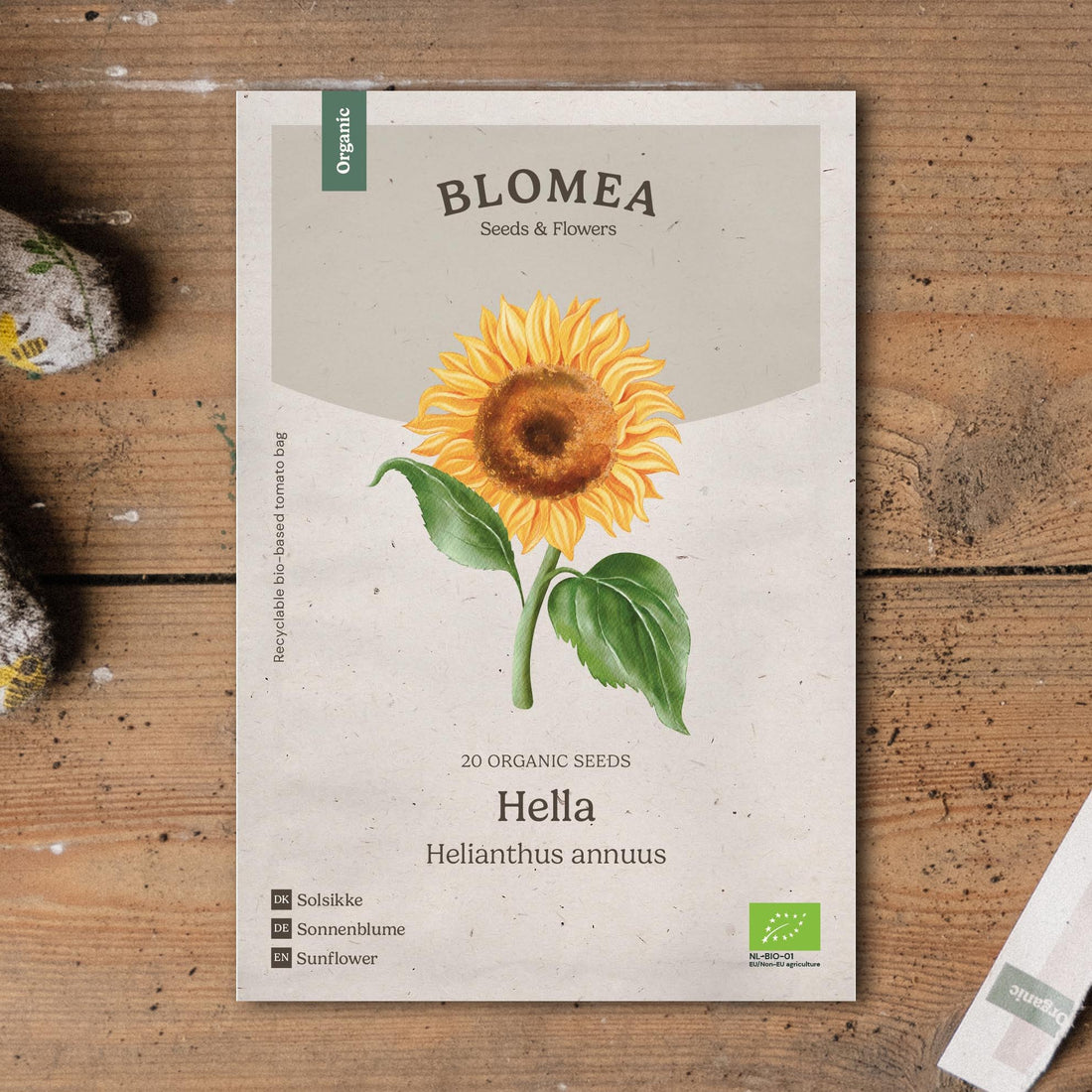 Zonnebloempitten 'Hella' - 20 biologische zaden