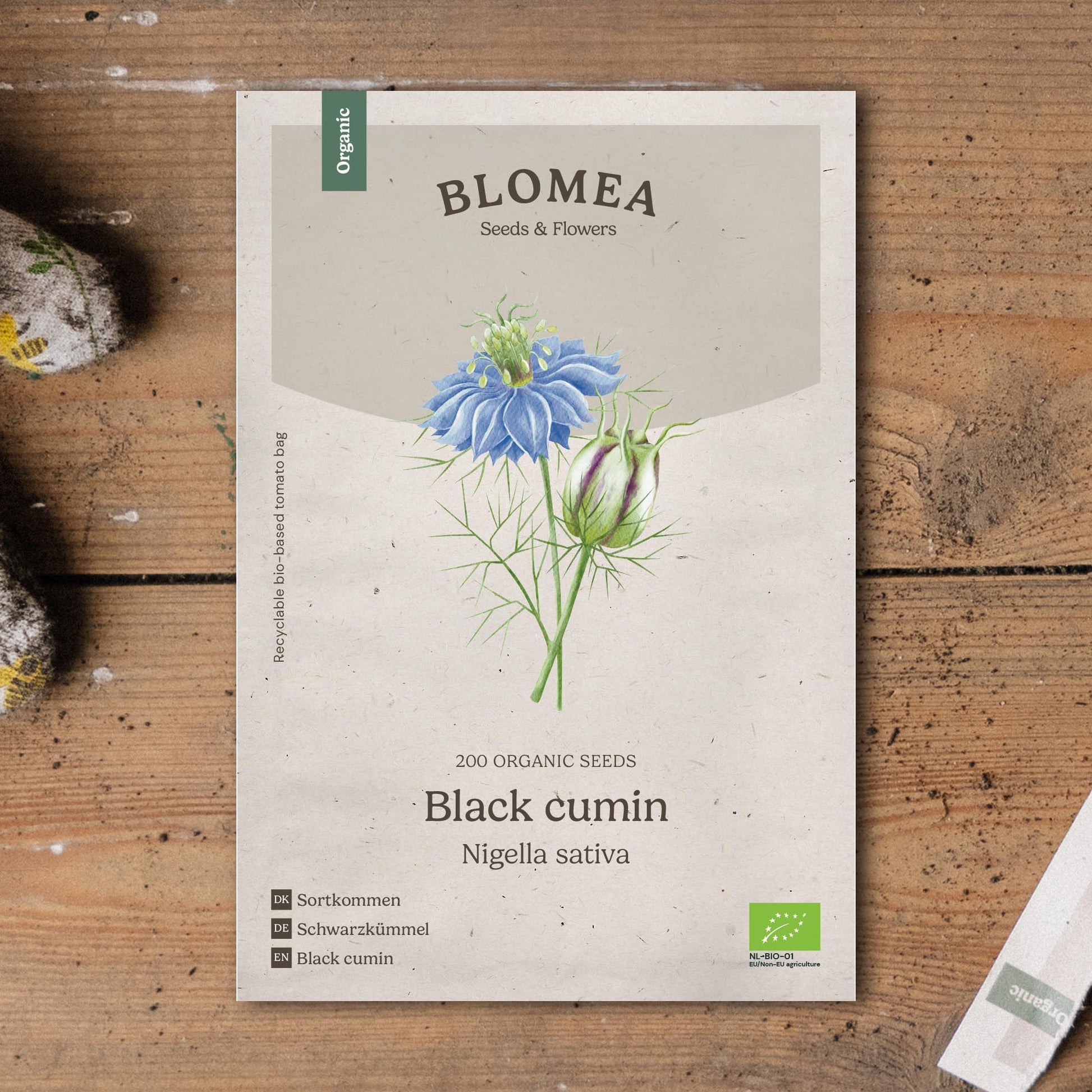 Zwarte komijnzaden - 200 biologische zaden